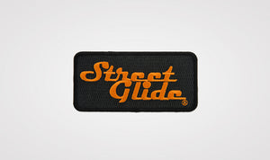 Patch "Street Glide", Schwarz/Orange, 682608011703