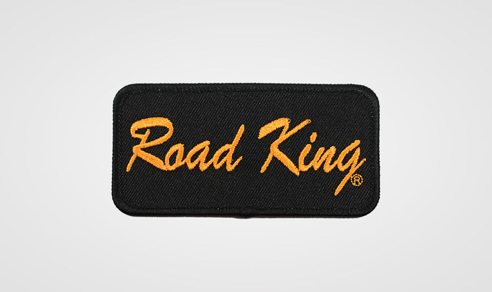 Patch "Road King", Schwarz/Orange, 682608014568