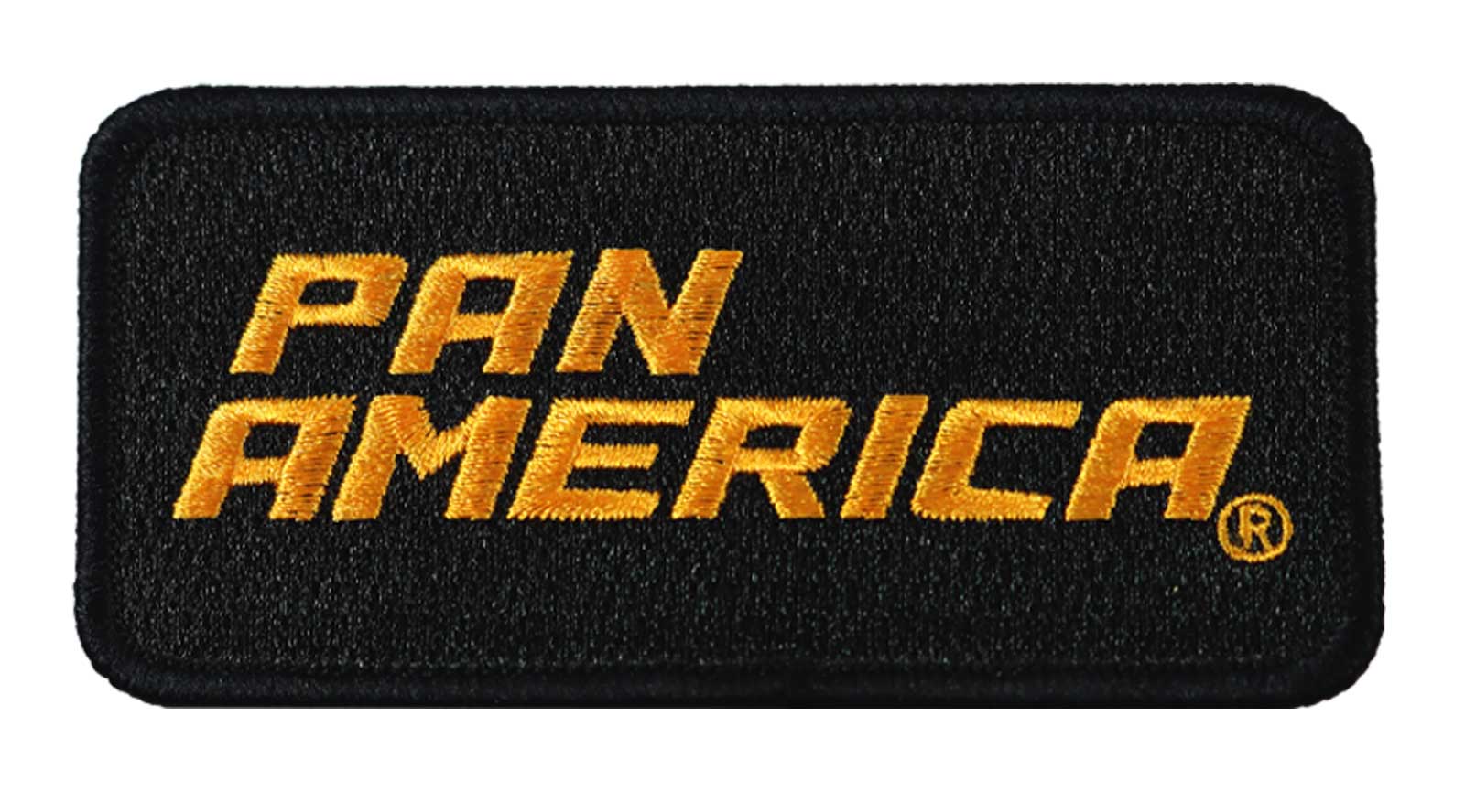 Patch Pan America , Schwarz/Orange, 682608018283