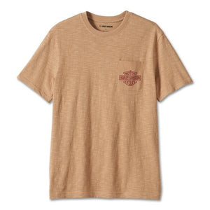♂  T-Shirt Pocket , Sand, 96064-24VM
