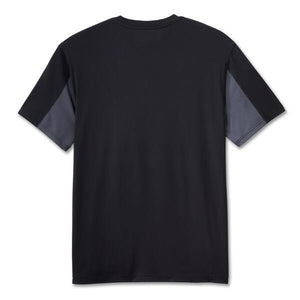 ♂  T-Shirt B&S Funktion, Schwarz/Grau, 96121-25VM