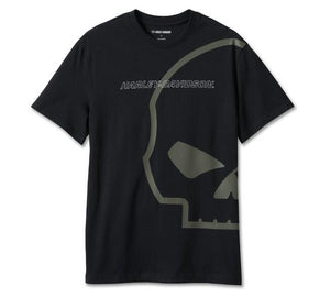♂  T-Shirt Skull, Schwarz, 96196-24VM