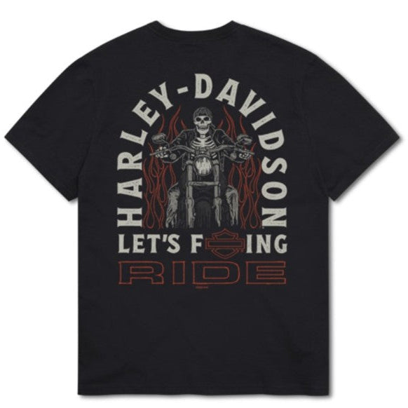 ♂ T-Shirt Let's F*ing Ride, Rot, 96659-25VM