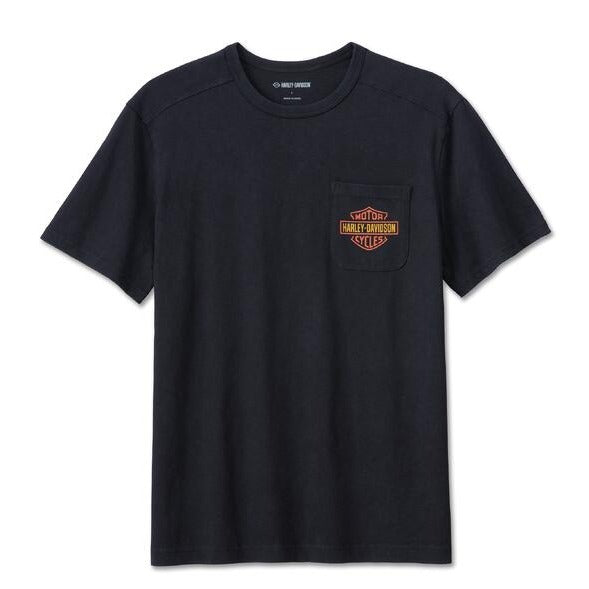 ♂ T-Shirt B&S Pocket, Schwarz, 96788-23VM