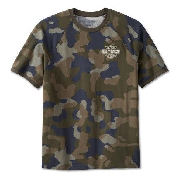 ♂ T-Shirt Camouflage Dick, Grün, 96828-23VM