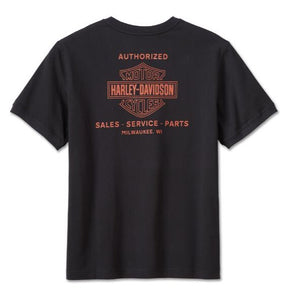 ♂  T-Shirt B&S, Schwarz, 96837-23VM