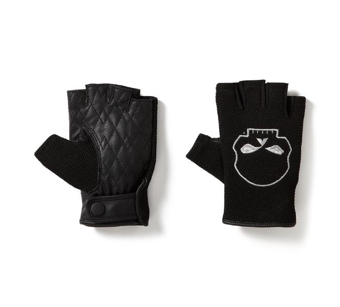 ♀ Handschuhe Fingerlos Willie G., Schwarz, 97160-25VW