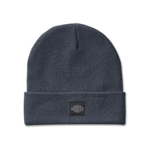 Beanie Mütze B&S, Blaugrau, 97624-25-VX