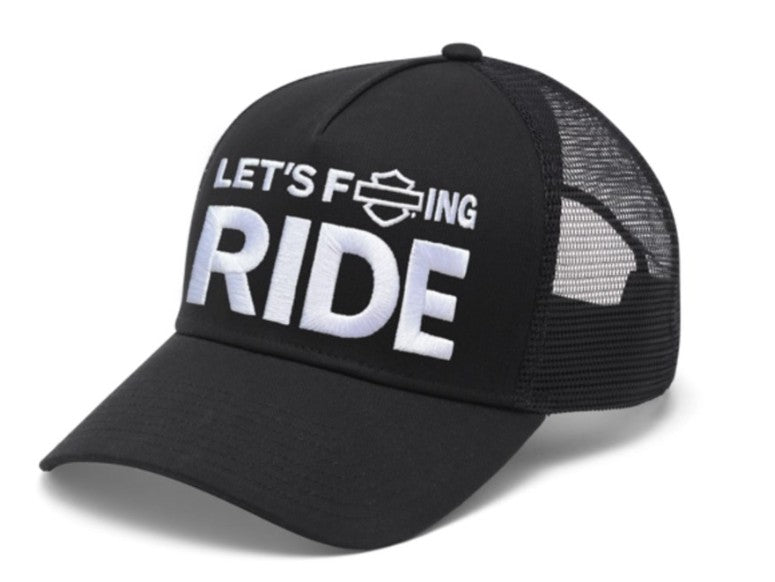 ♂ Cap Trucker, Let's F*ing Ride, 97798-25VM