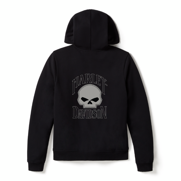 ♀ Zip Hoodie Willie G., Schwarz, 99251-25VW