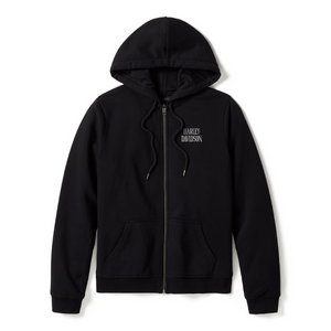 ♀ Zip Hoodie Willie G., Schwarz, 99251-25VW