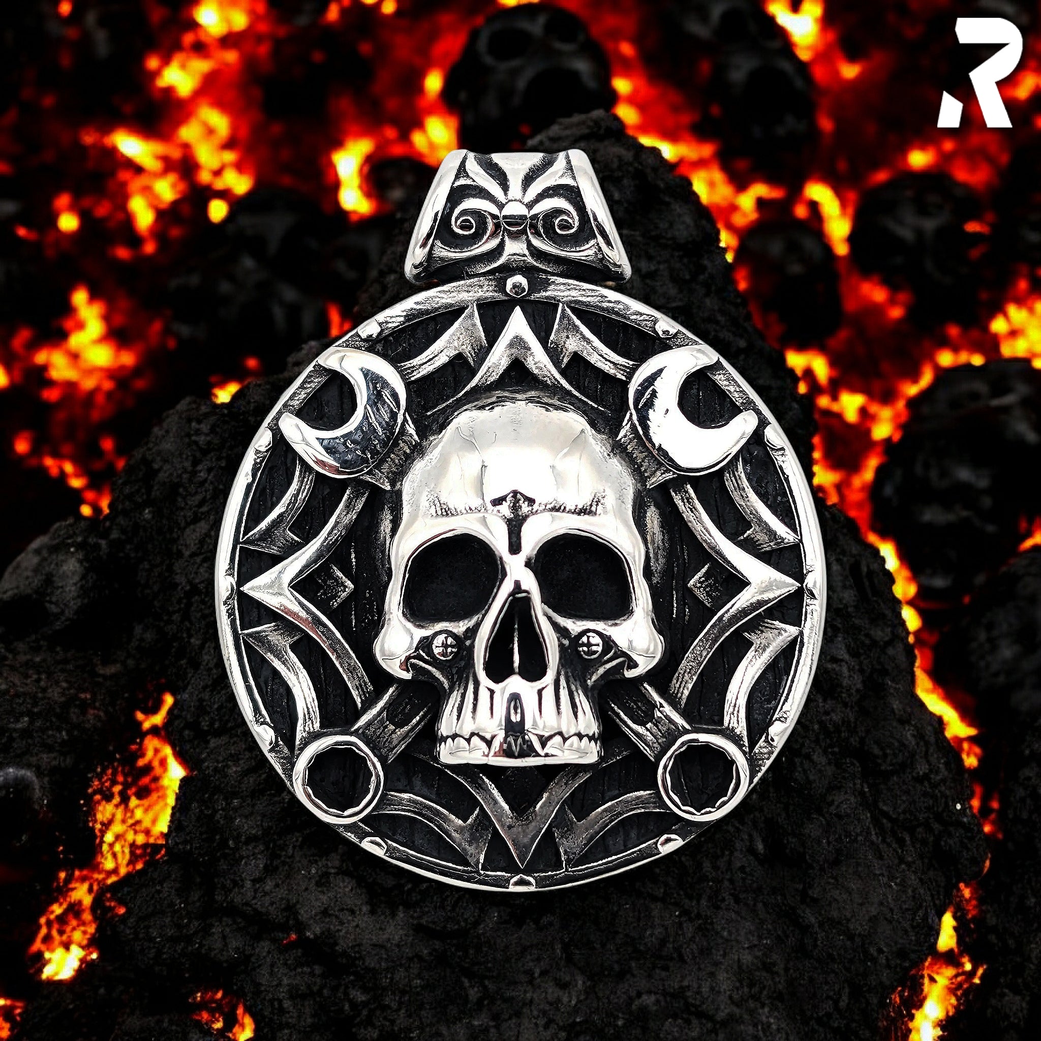 Anhänger, Mechanical Skull, ACE009