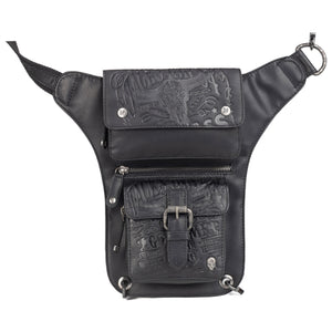 Beintasche Night, oilpulled black, LT54231-14