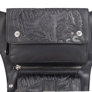 Beintasche Night, oilpulled black, LT54231-14