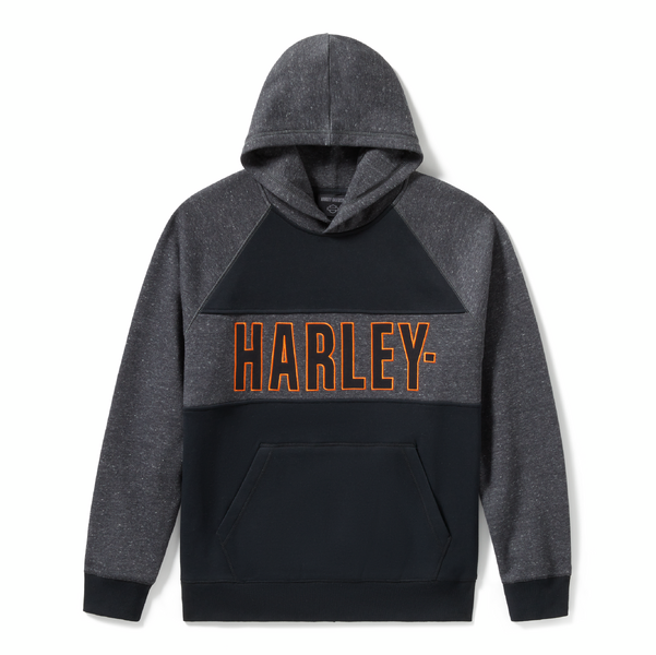 ♂ Hoodie, Schwarz/Grau, 96714-25VM