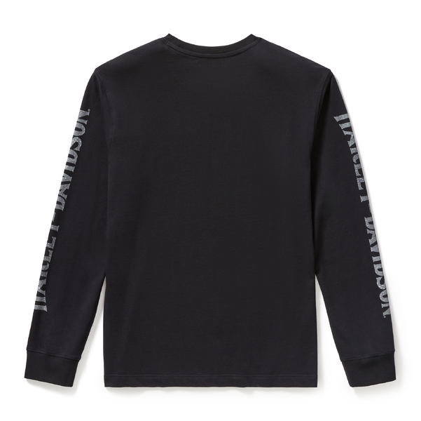 ♂ Longsleeve, Schwarz, 96726-25VM