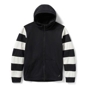 ♂ CE Motorradjacke Softshell Prison, Schwarz/Weiß, 97178-25VM