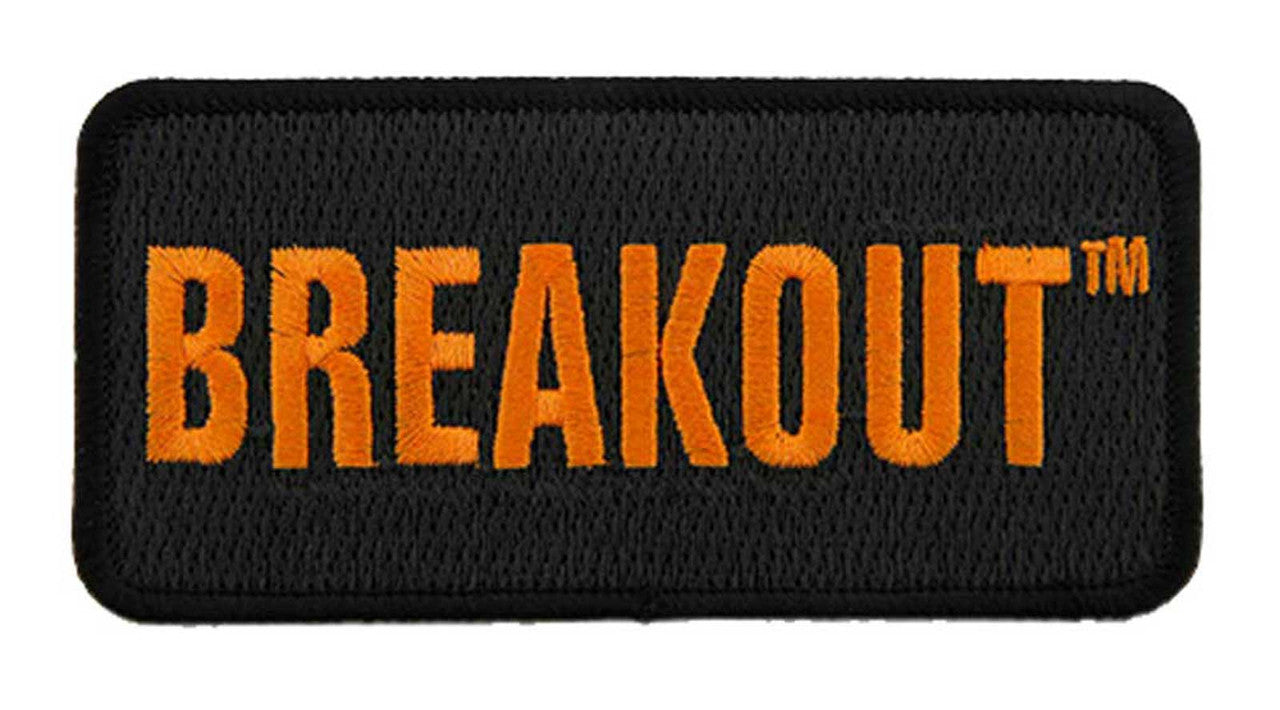 Patch "Breakout", Schwarz/Orange, 682608011697