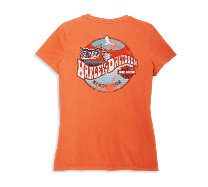 ♀ T-Shirt Vintage, Orange, 96106-22VW