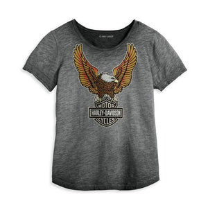 ♀  T-Shirt Adler, Grau, 96218-23VW