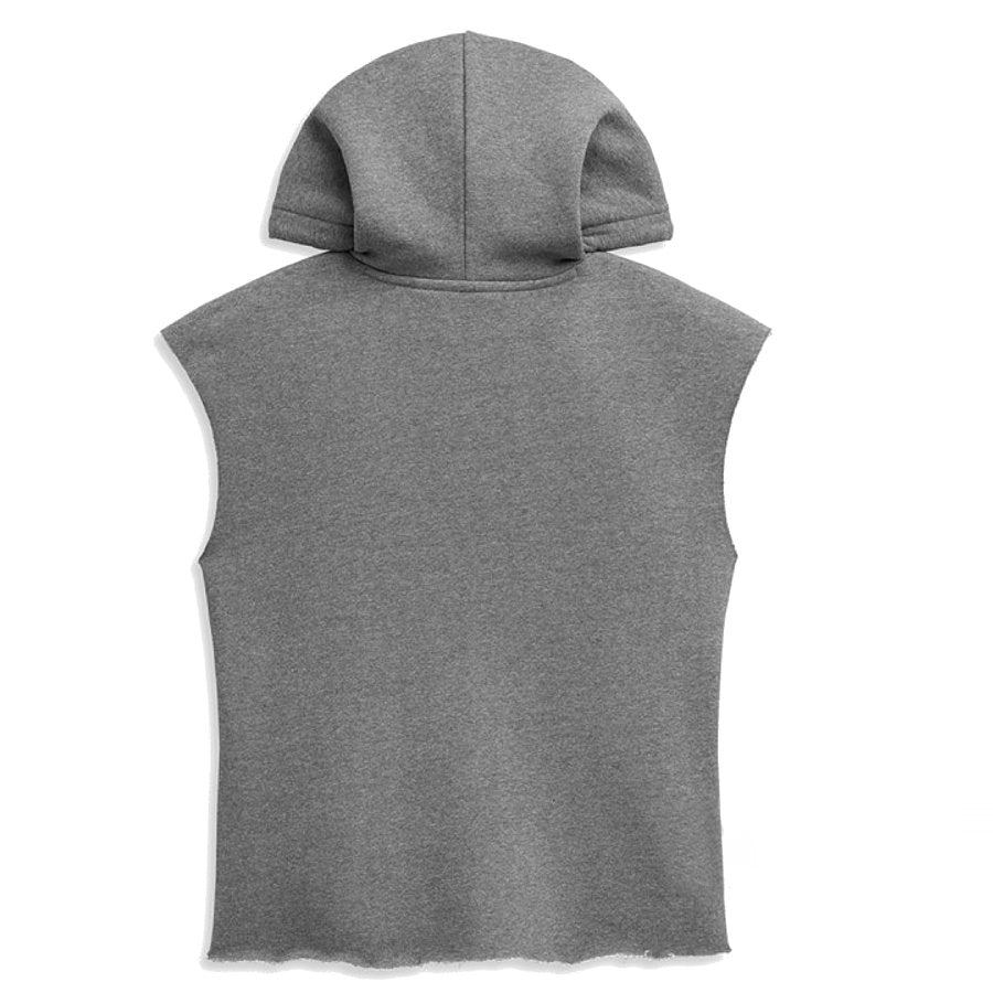 ♀ Ärmelloser Hoodie, Grau, 96396-21VW