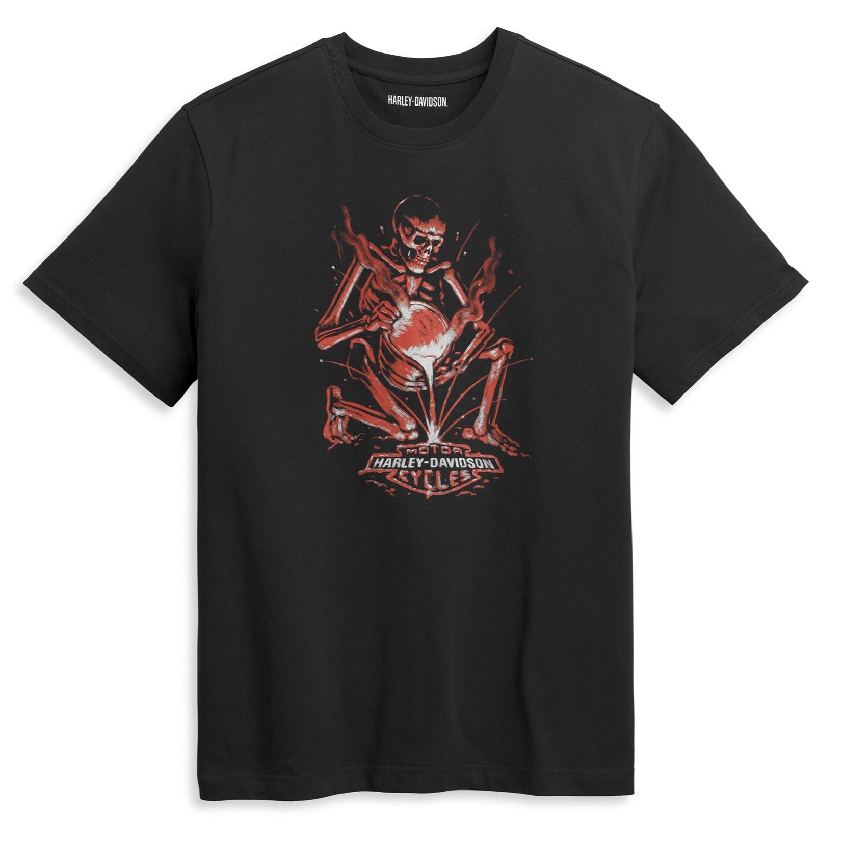 ♂ T-Shirt Skelett, Schwarz, 96440-21VM