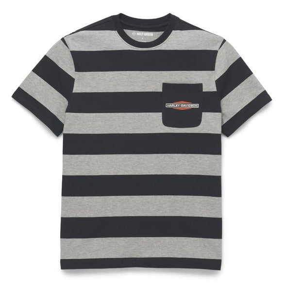 ♂ T-Shirt ,Grau/Schwarz, 96508-22VM