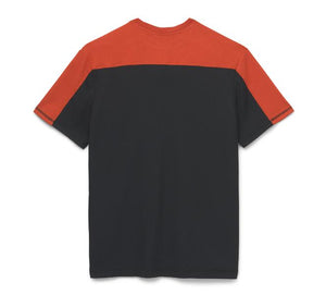 ♂  T-Shirt, Orange/Schwarz, 96514-22VM