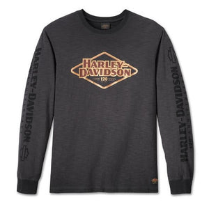 ♂ Longsleeve 120TH Heavy Weight, Grau, 96548-23VM
