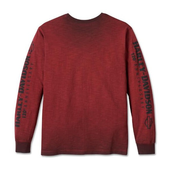 ♂ Longsleeve Heavy Weight, 120th, Rot, 96549-23VM