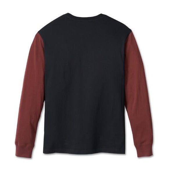 ♂ Longsleeve 120th, Schwarz/Rot, 96569-23VM