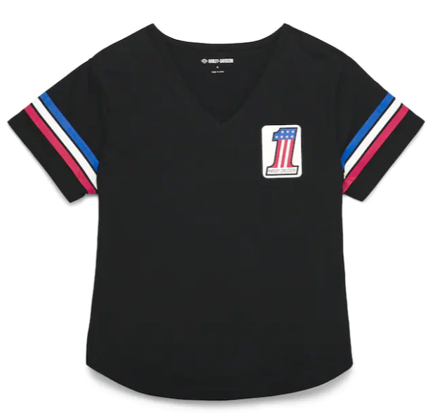 ♀ T-Shirt #1, Schwarz, 96617-22VW