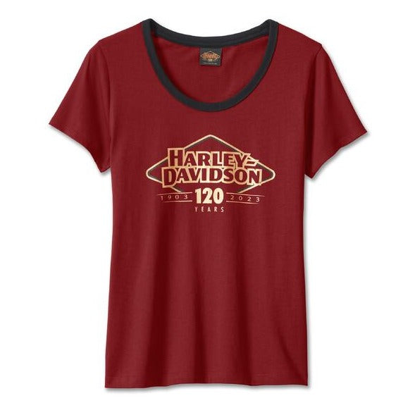♀ T-Shirt 120th, Rot, 96695-23VW