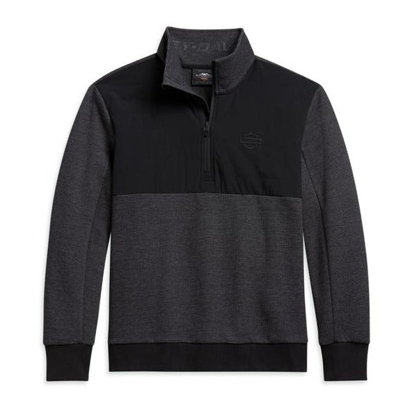 ♂ Pullover Slim Fit, Grau/Schwarz, 96064-21VH