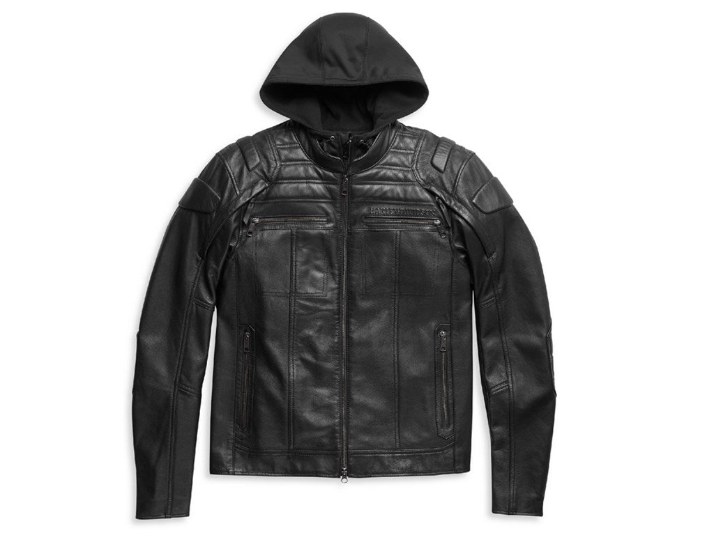 ♂ 3 in 1 CE Motorradjacke, Schwarz, 98003-21EM