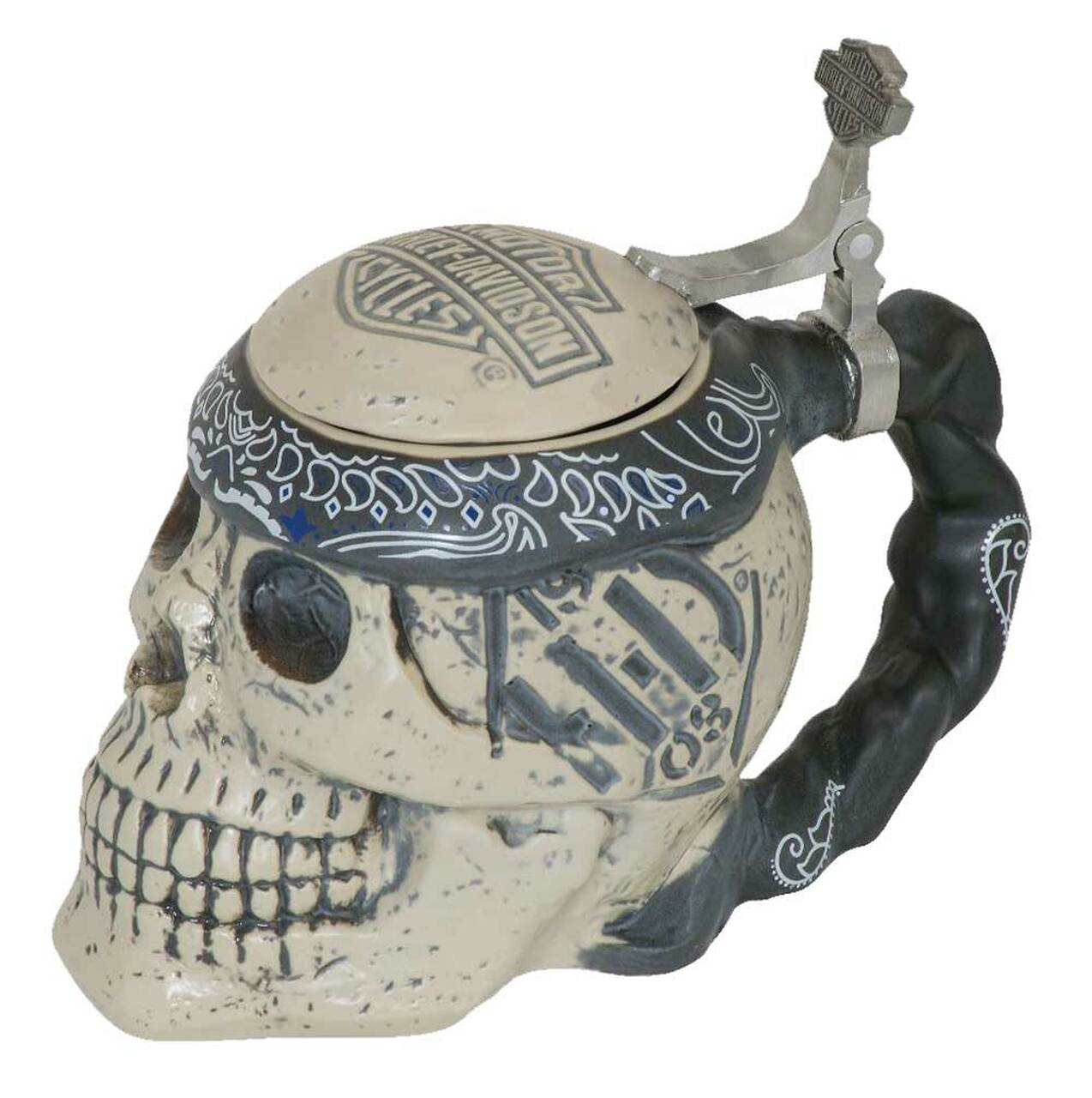 Krug, Skull, Bandana, HDL-18606