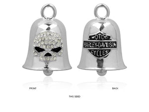 Ride Bell Skull, Strass, HRB027