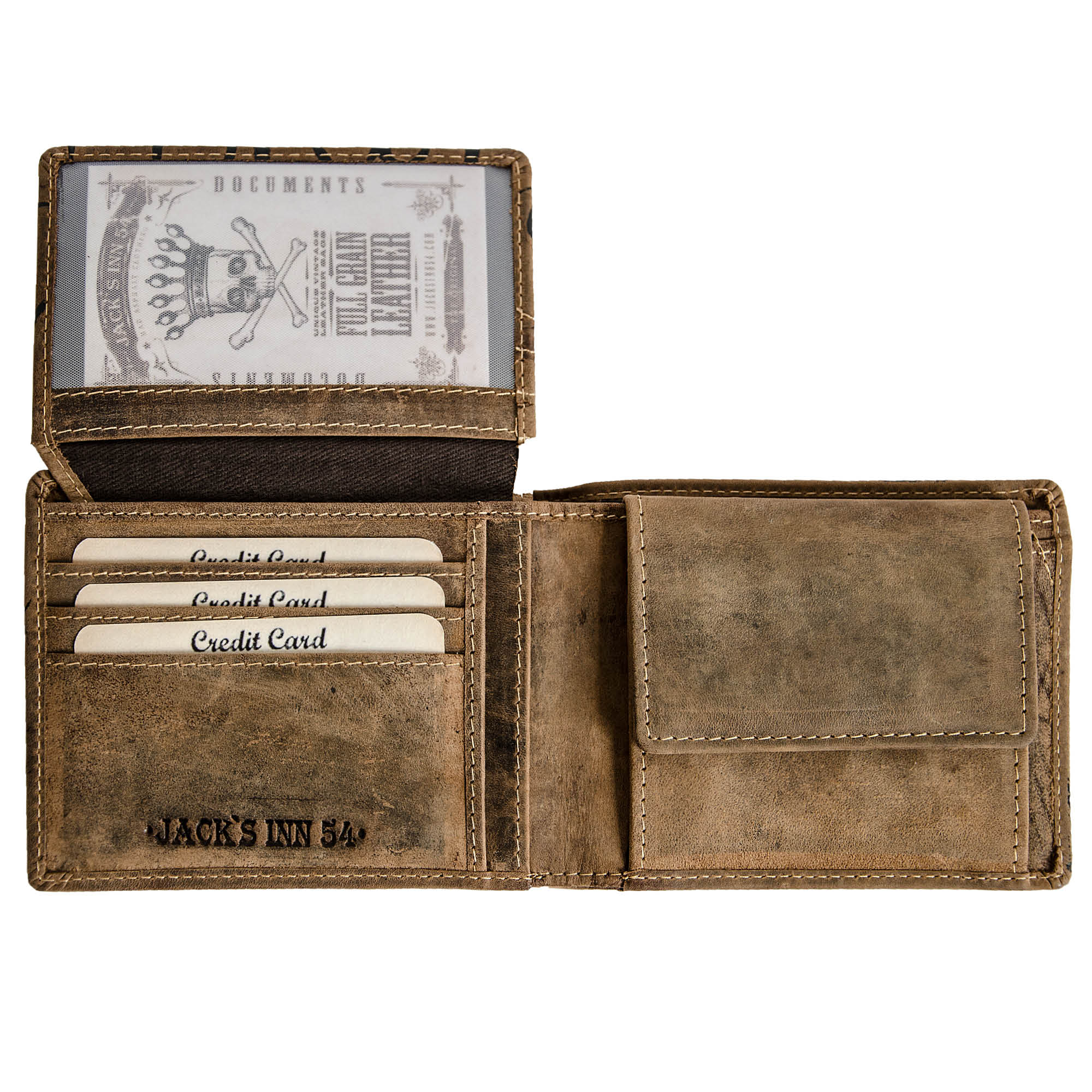 Geldbörse Bourbon Absinth, Braun, LT54502-02