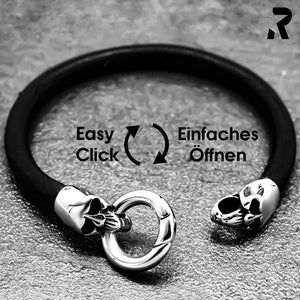 Armband, Black Skull, ALE2021004